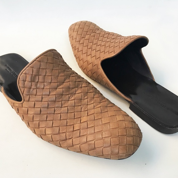 BOTTEGA VENETA BEIGE OPEN BACK 1.5 CM HEEL SLIP-ONS LEATHER MEN\'S SHOE SIZE 41.5 main image 13
